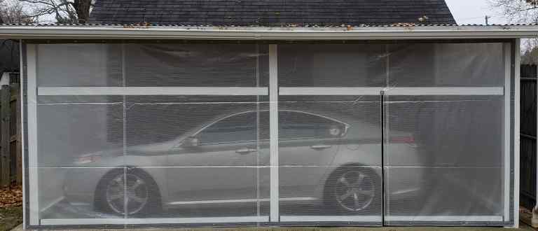 Car port wall covering