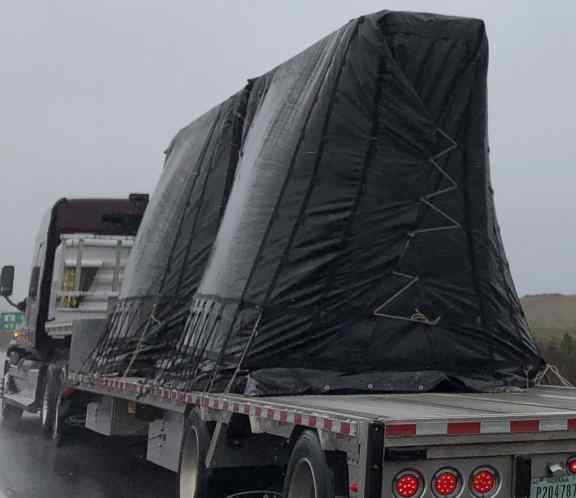 Flatbed truck tarps