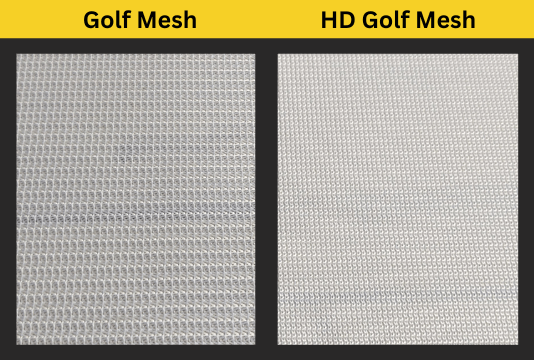 Golf Mesh vs. HD Golf Mesh