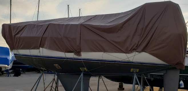 Rectangular boat cover