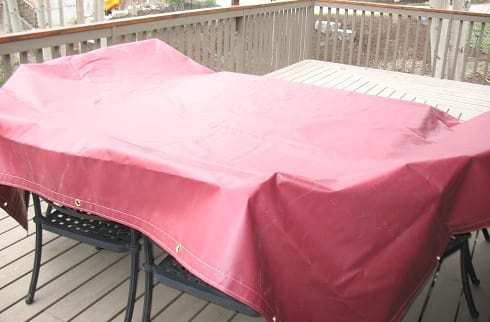 Patio furniture cover