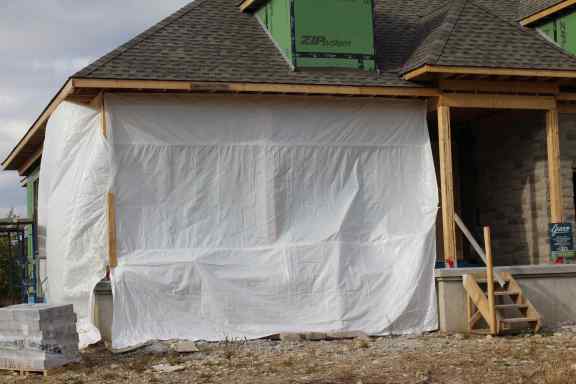 All purpose construction tarp