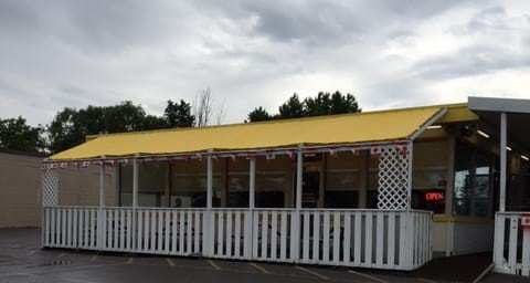 Restaurant awning