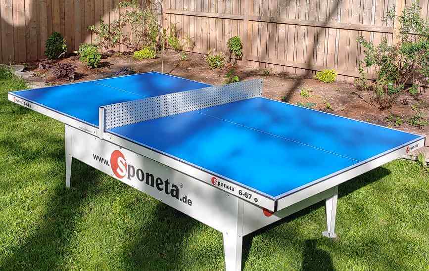 Cover your ping pong table with an attractive tarp