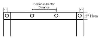 Grommet Spacing Overview - Heavy Duty Tarps