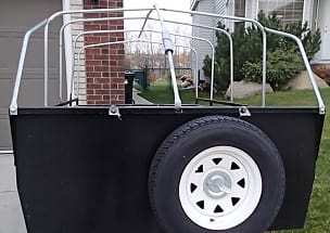 Frame for a utility trailer